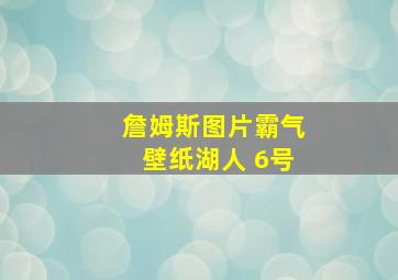 詹姆斯图片霸气壁纸湖人 6号